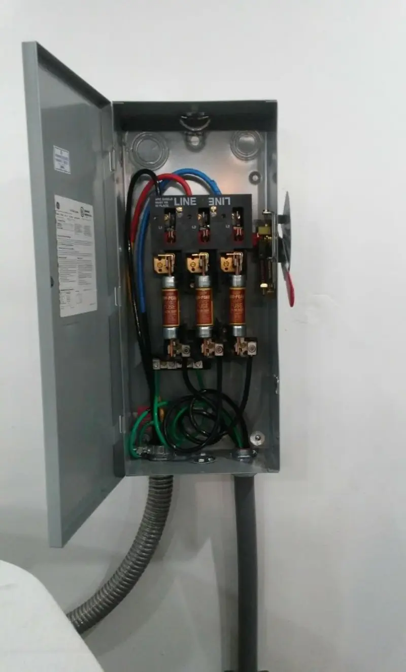 Three-phase disconnect switch installed for Electrical Wiring & Rewiring in Somerset